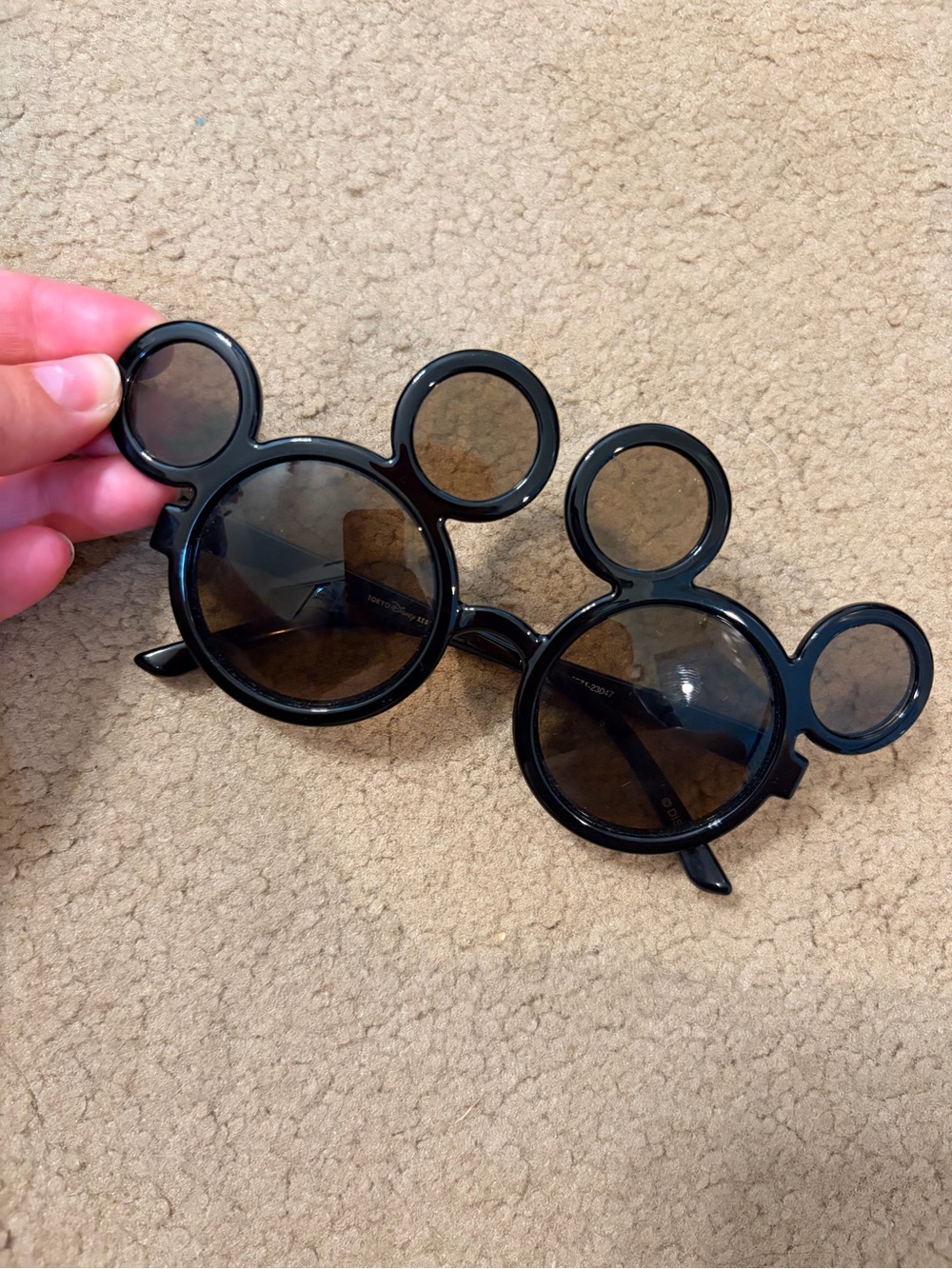 Tokyo Disney Black Mickey-Ear Sunglasses